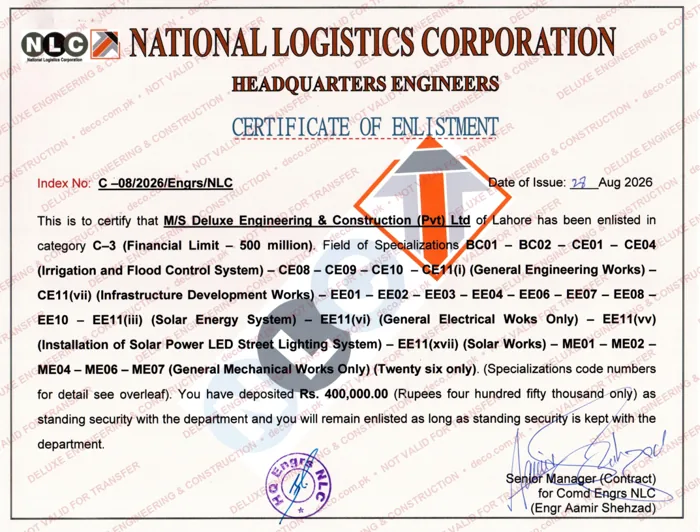 NLC Engineers — Enlistment