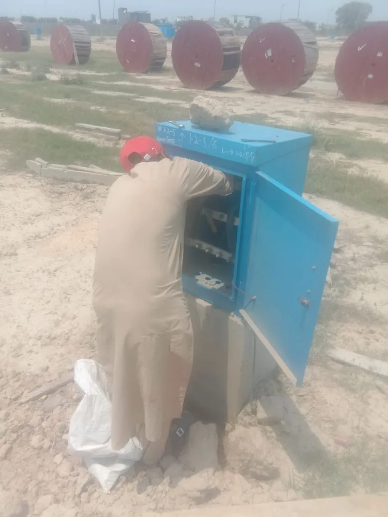 Excavation for electrical works