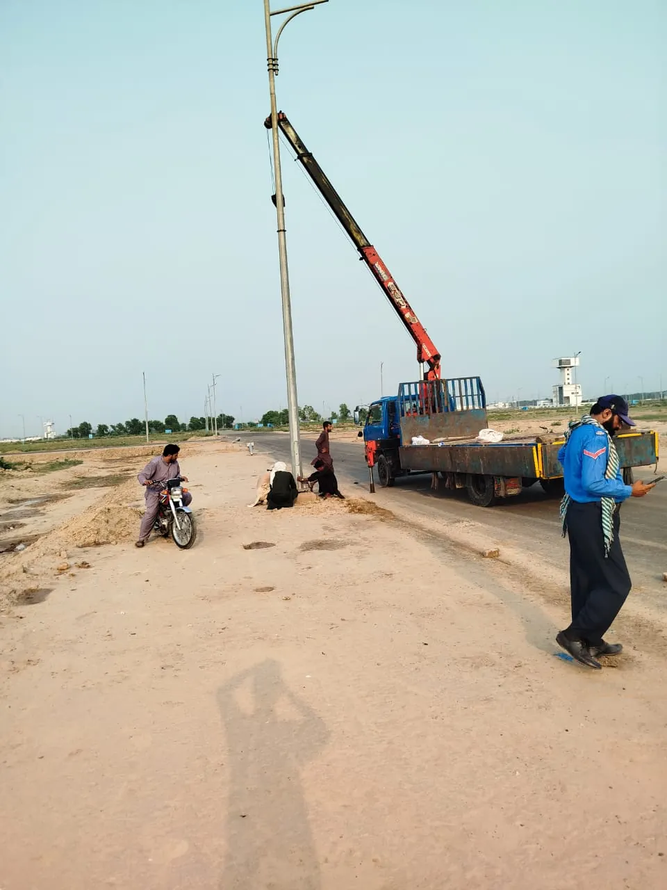 Excavation for electrical works