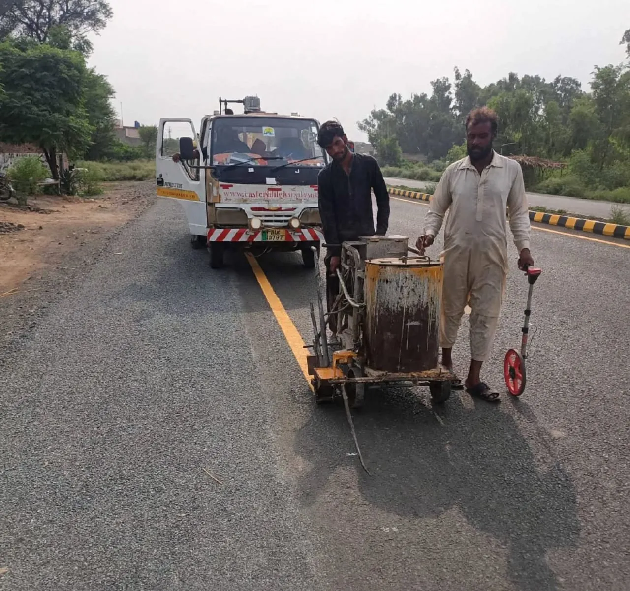Compaction of the surface course