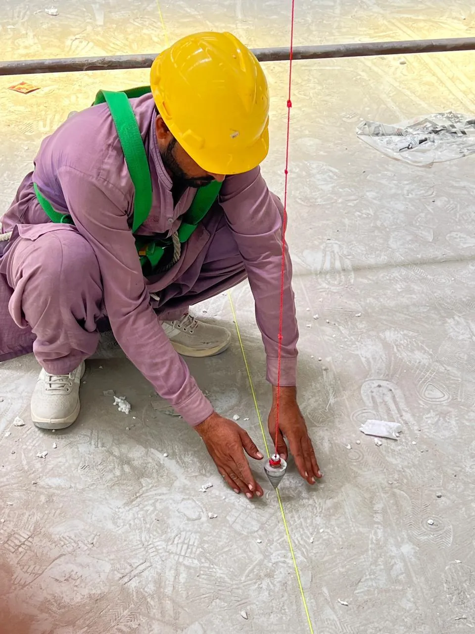 High-bay lighting installation